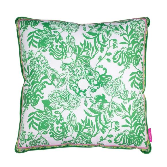 Lilly Pulitzer Indoor Outdoor Pillow Amore Spritzer 20" x 20" New Without Tags - Picture 2 of 2
